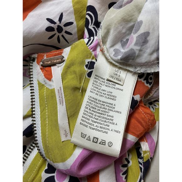 Free People 'Strawberry Fields' Pink Viscose Mini Dress Size S - Picture 4 of 4